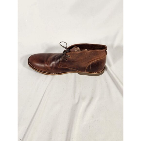 Franco Fortini Mens Dade Chukka Leather Boots Brown Comfort Preppy US:12 - Picture 3 of 12